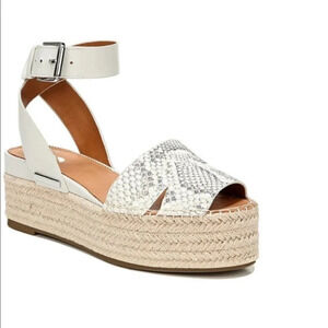 Franco Sarto Women's Lexie Ankle Strap Espadrille 9